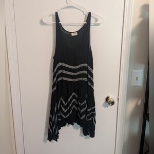 Free People intimates dress, black side M